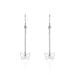 Boucles D'oreilles Pendantes Graziella Argent Blanc - Pendantes Femme | Marc Orian