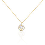 Collier Florentina Plaqu&eacute; Or Jaune Oxyde De Zirconium - Colliers avec pierres Femme | Marc Orian