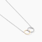 Collier Fei Or Jaune Argent Blanc Oxyde De Zirconium - Colliers avec pierres Femme | Marc Orian