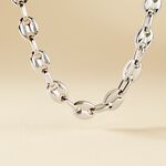 Collier Cadia Acier Blanc - Colliers Homme | Marc Orian