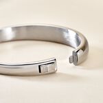 Bracelet Jonc Emilio Acier Blanc - Bracelets joncs Femme | Marc Orian