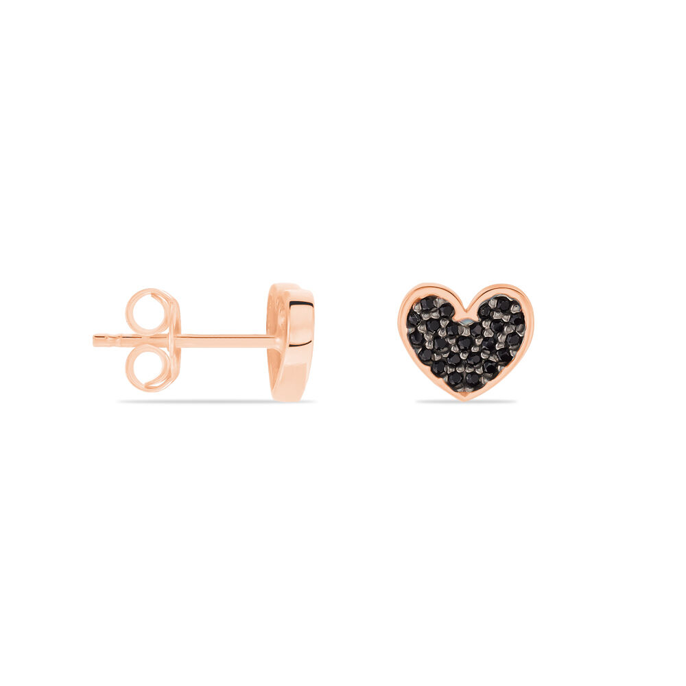 Boucles D'oreilles Pendantes Mallaurie Argent Rose Oxyde De Zirconium - Pendantes Femme | Marc Orian