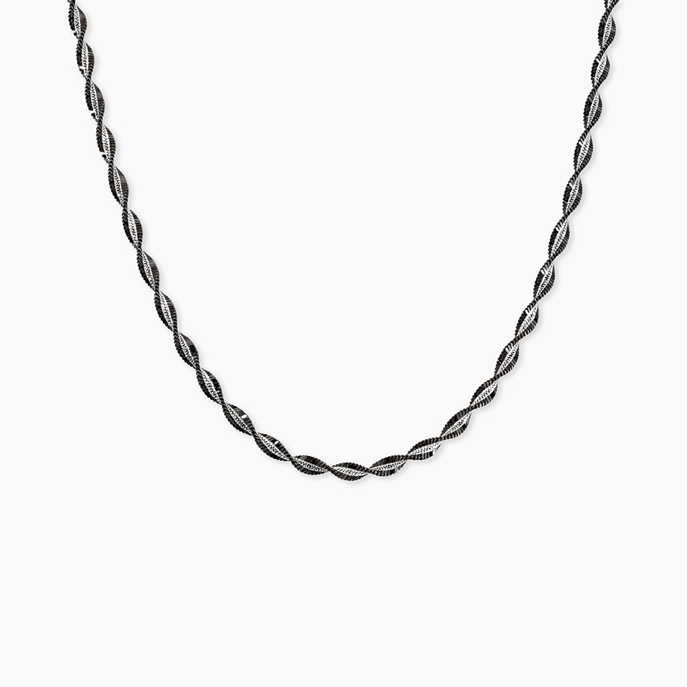 Collier Abie Torsade Argent Bicolore - Chaines Femme | Marc Orian
