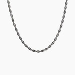 Collier Abie Torsade Argent Bicolore - Colliers fantaisie Femme | Marc Orian
