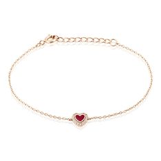 Bracelet Argent Rose Astor Oxydes De Zirconium - Bracelets chaînes Femme | Marc Orian