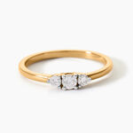 Bague Georgia Plaqu&eacute; Or Jaune Oxyde De Zirconium - Bijoux fantaisie Femme | Marc Orian