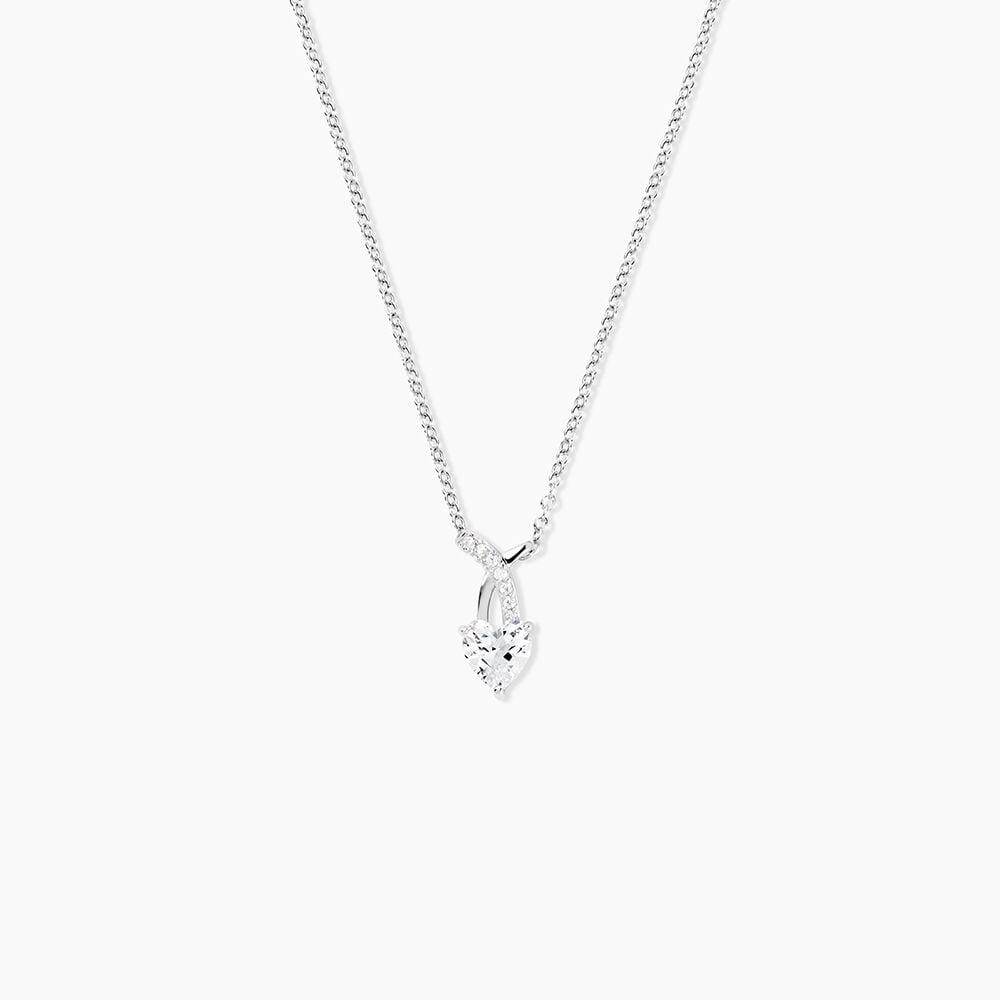 Collier Avalon Argent Blanc Oxyde De Zirconium - Colliers avec pierres Femme | Marc Orian
