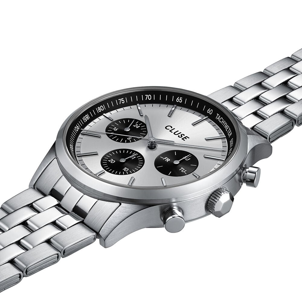 Montre Cluse Antheor Multifonction Argent&eacute; - Montres &eacute;tanches Homme | Marc Orian