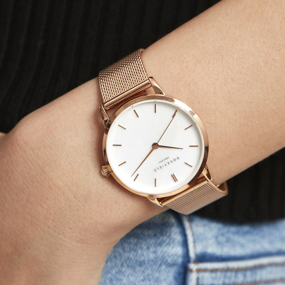 Montre Rosefield Pearl Edit Blanc - Montres étanches Femme | Marc Orian