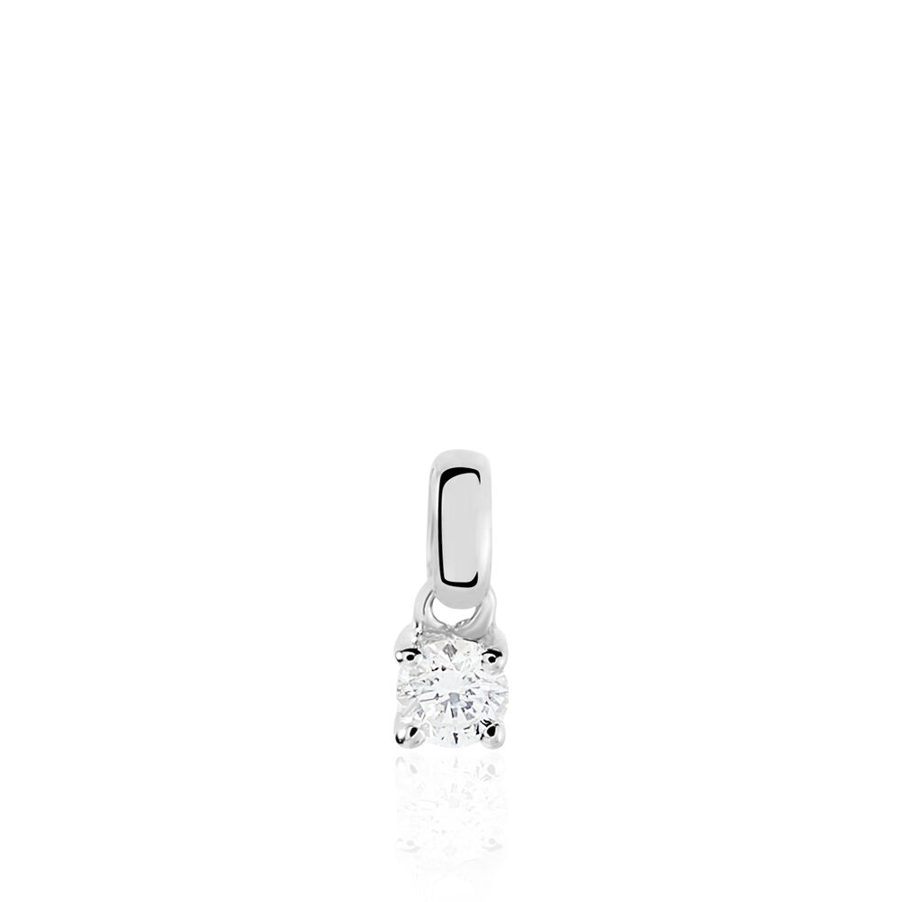 Pendentif Victoria Or Blanc Diamant - Pendentifs Femme | Marc Orian