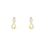Boucles D'oreilles Puces Osanna Or Jaune Diamants - Puces Femme | Marc Orian