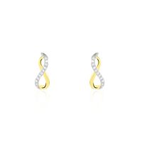 Boucles D'oreilles Puces Osanna Or Jaune Diamants