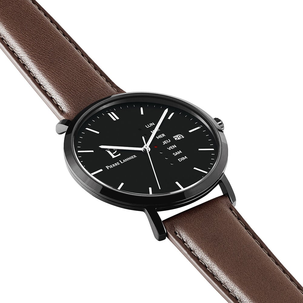 Montre Pierre Lannier Data Noir - Montres étanches Homme | Marc Orian