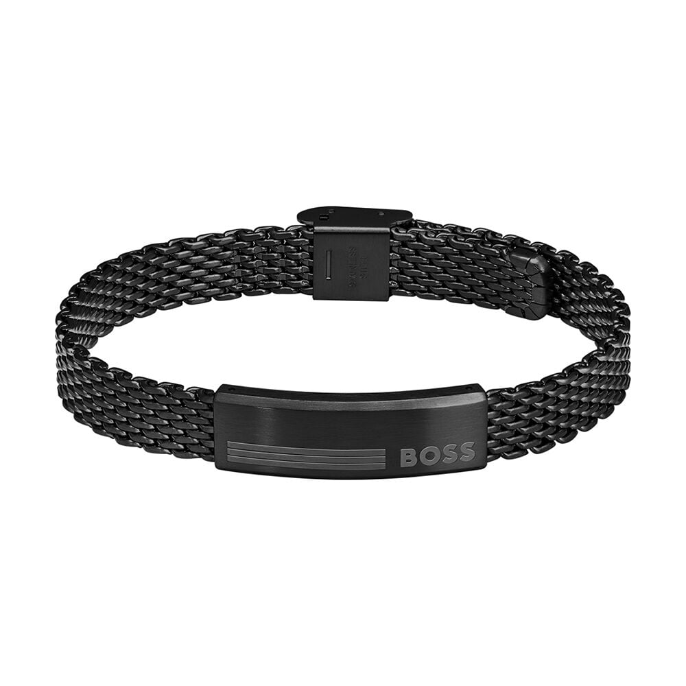 Bracelet Boss Alen Acier Noir - Bracelets chaînes Homme | Marc Orian