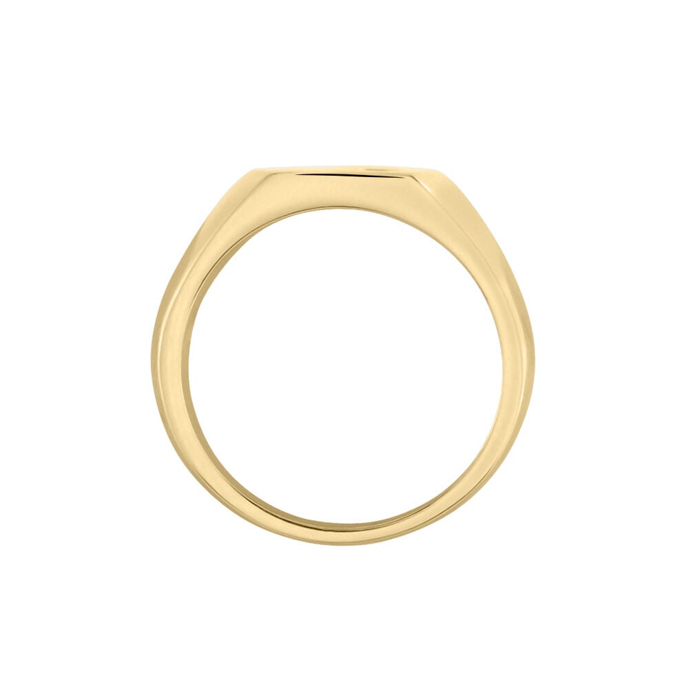 Chevalière Hide Plaqué Or Oxyde De Zirconium - Chevalières Homme | Marc Orian