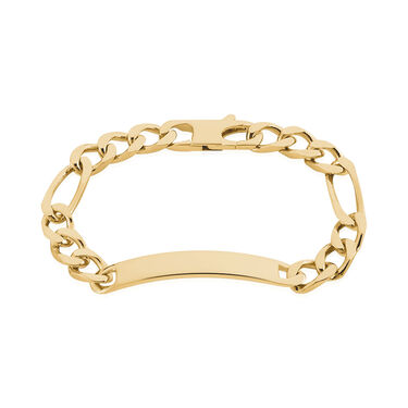 Bracelet Identité Bixente Plaqué Or Jaune