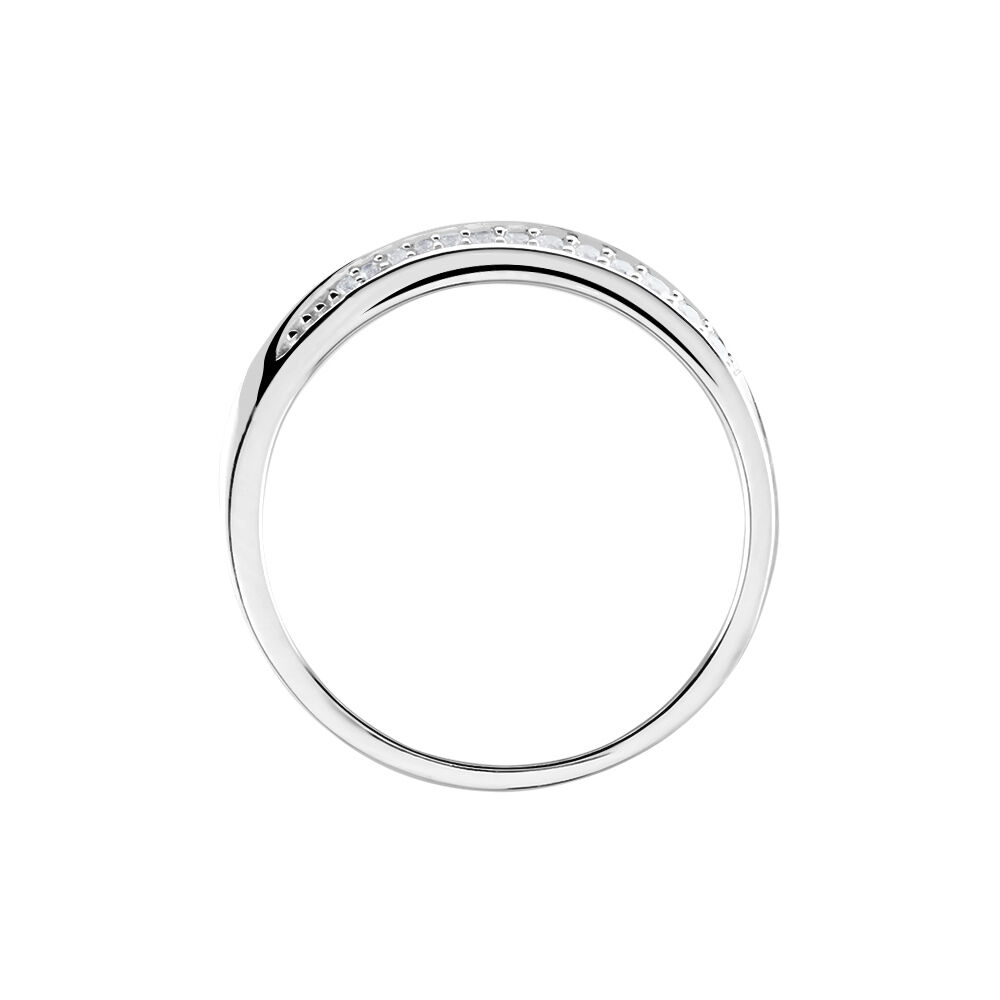 Bague Argent Blanc Agoston Oxydes De Zirconium - Bagues avec pierre Femme | Marc Orian