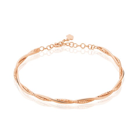 Bracelet Abie Torsade Argent Rose -  Femme | Marc Orian