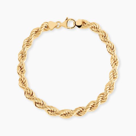 Bracelet Cordelia Maille Corde Or Jaune - Bracelets mailles Femme | Marc Orian