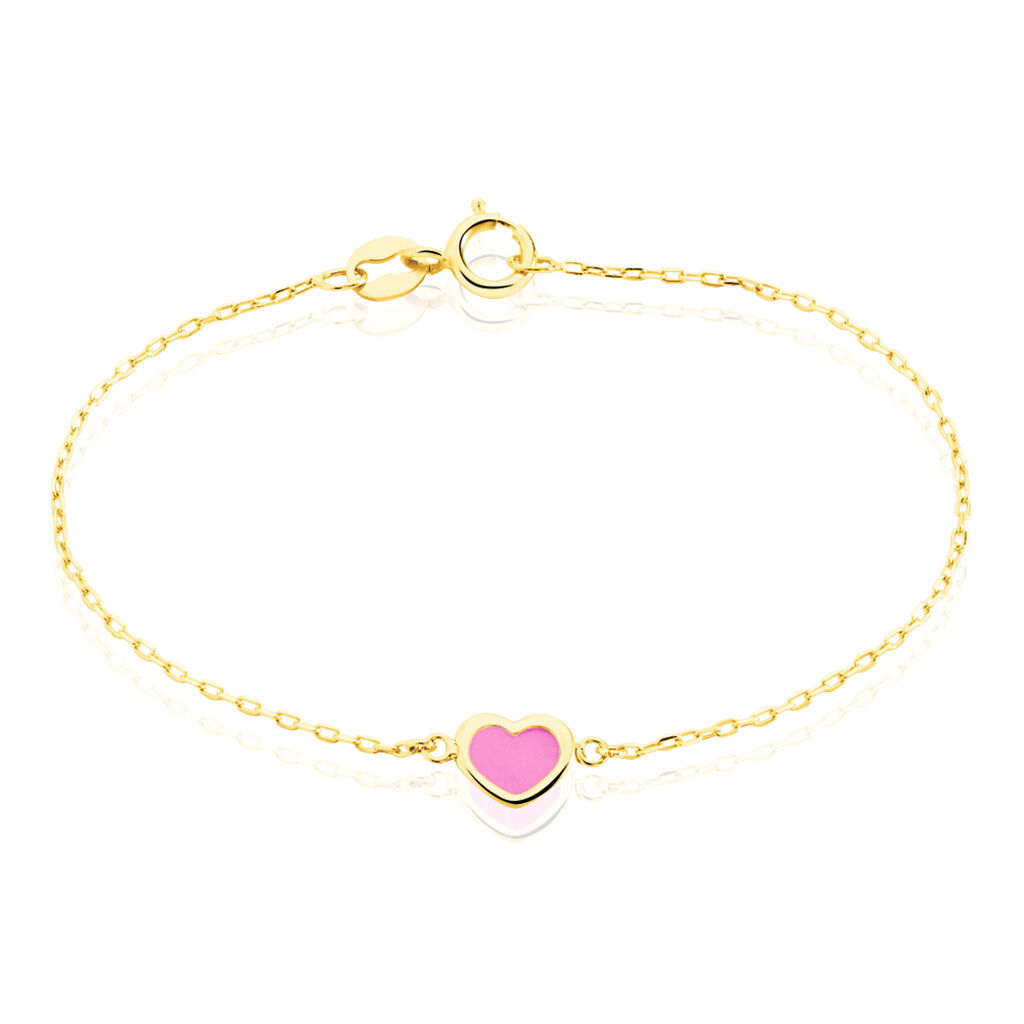 Bracelet Dulcie Coeur Or Jaune Nacre - Bracelets chaînes Enfant | Marc Orian