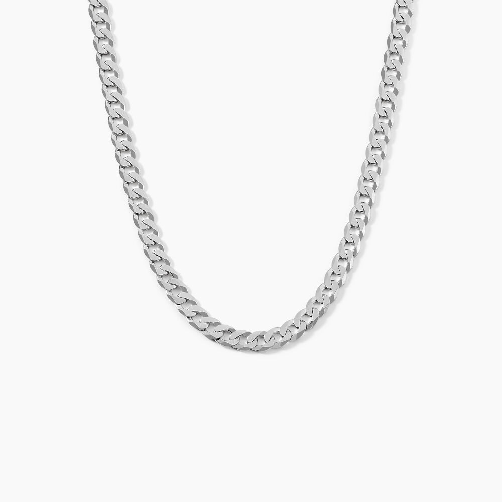 Collier Casper Argent Blanc - Chaines Homme | Marc Orian