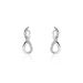 Boucles D'oreilles Puces Osanna Or Blanc Diamants - Puces Femme | Marc Orian