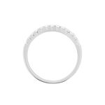 Alliance Pristina Or Blanc Diamant - Alliances avec pierres Femme | Marc Orian