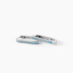 Cr&eacute;oles Lutetia Argent Blanc Oxyde De Zirconium - Cr&eacute;oles Femme | Marc Orian