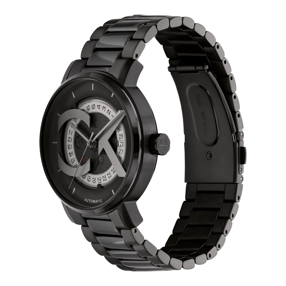 Montre Calvin Klein Iconic Automatic Noir - Montres automatiques Homme | Marc Orian