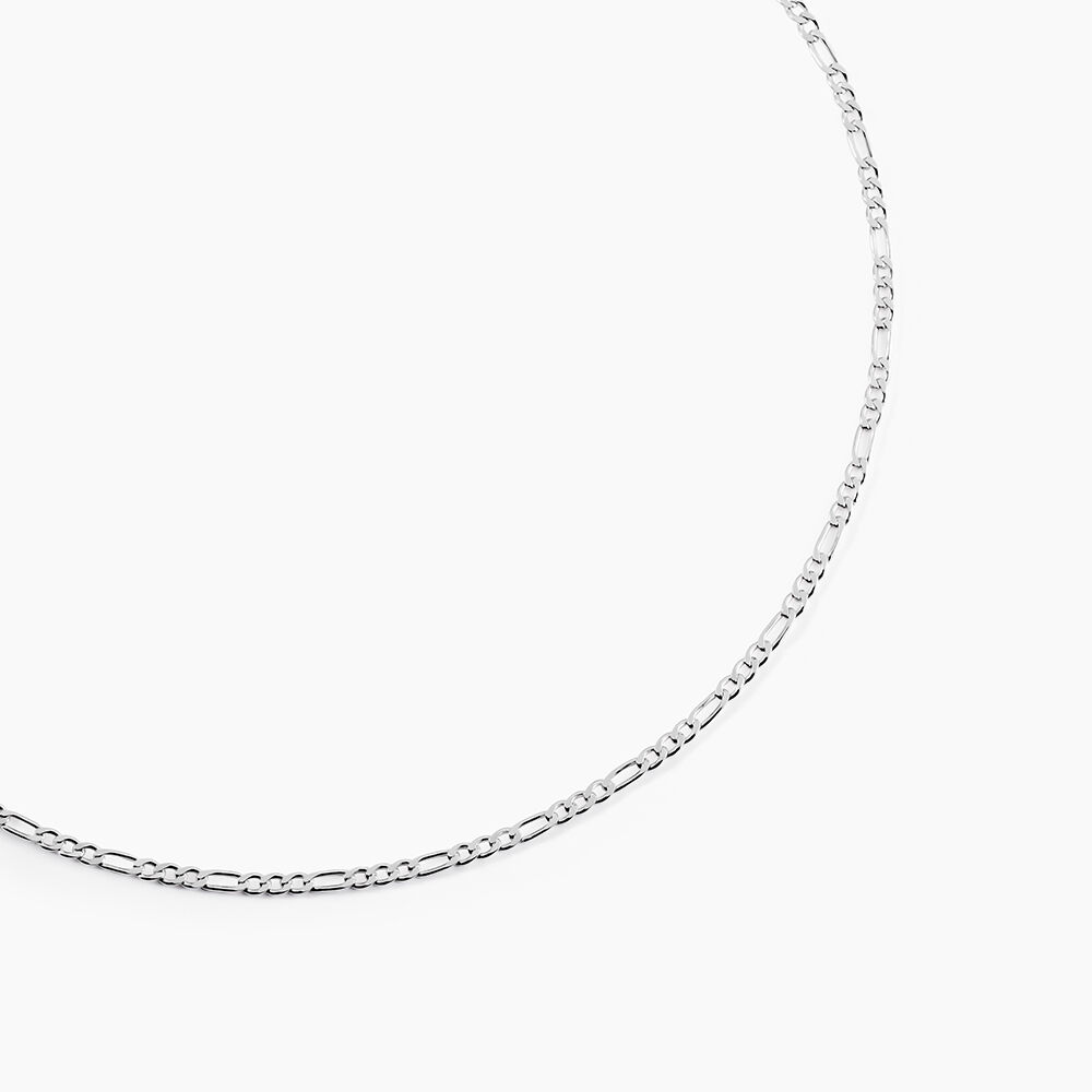 Collie Maille Vivian Argent Blanc - Colliers fantaisie Homme | Marc Orian