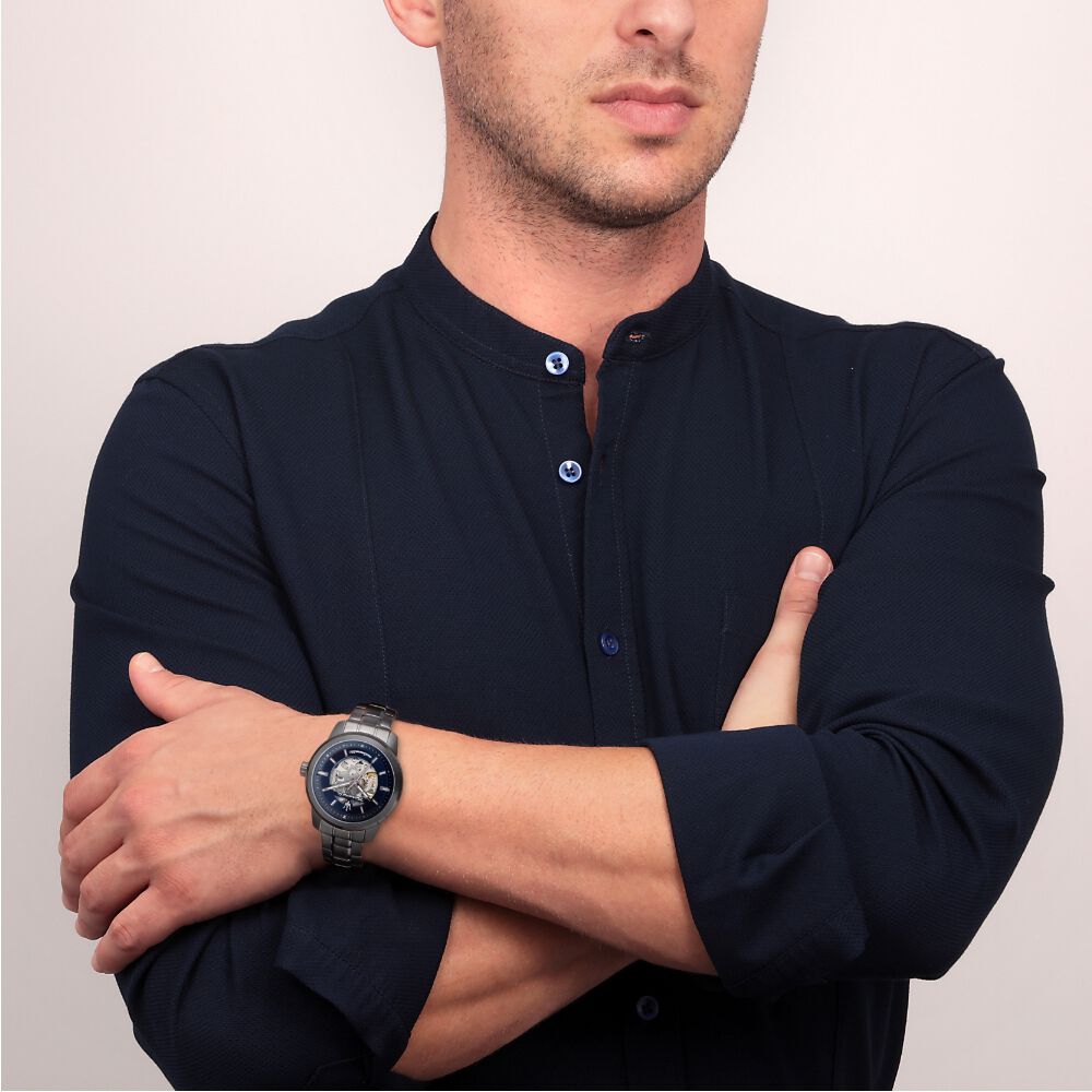 Montre Maserati Successo Auto Bleu - Montres automatiques Homme | Marc Orian