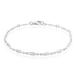 Bracelet Mahee Maille Filigrane Argent Blanc - Bracelets fantaisie Femme | Marc Orian