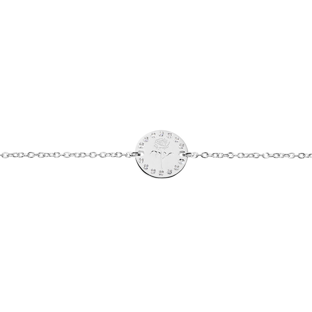 Bracelet Leonello Argent Oxydes De Zirconium - Bracelets Medailles Femme | Marc Orian