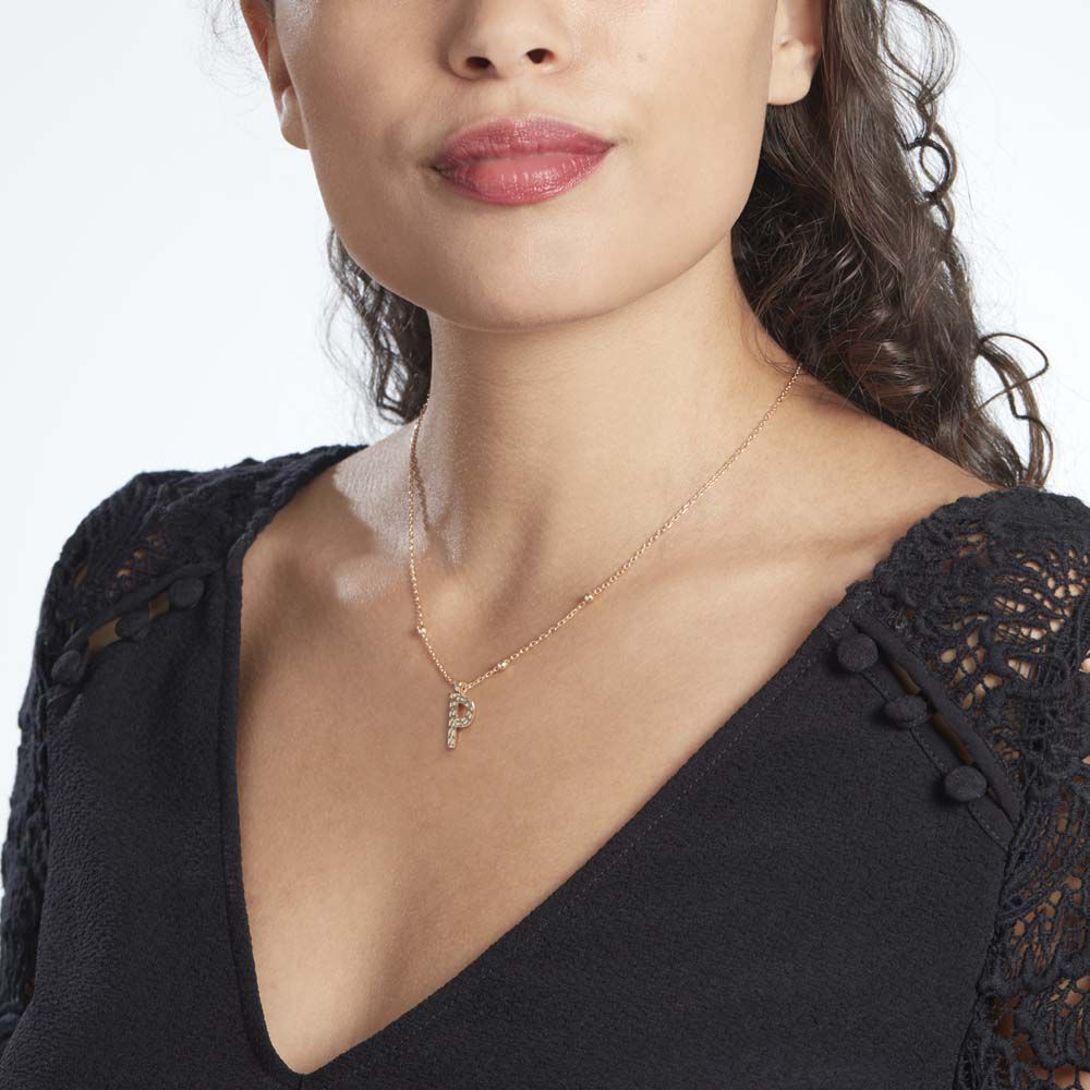 Collier Plaqué Or Jaune Lettra - Colliers fantaisie Femme | Marc Orian