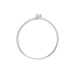Bague Nesryne Or Blanc Oxyde De Zirconium - Solitaires Femme | Marc Orian