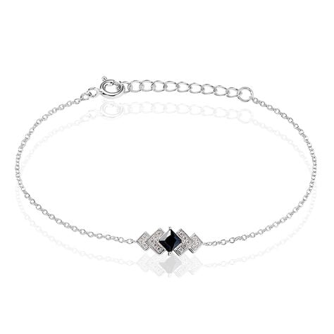 Bracelet Maymana Argent Blanc Oxyde De Zirconium - Bracelets fantaisie Femme | Marc Orian