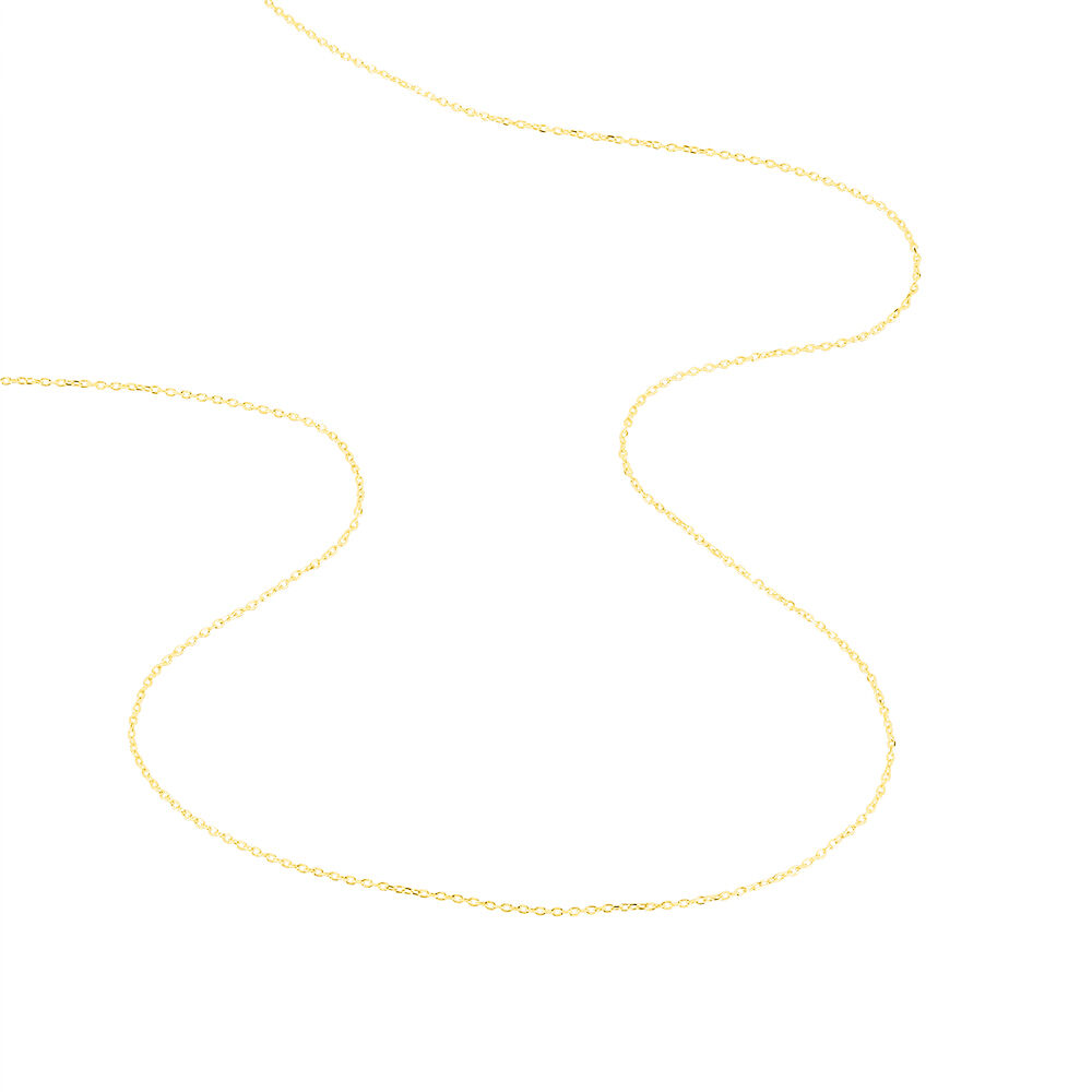 Chaîne Igoa Maille Forçat Diamantee Or Jaune - Chaines Femme | Marc Orian