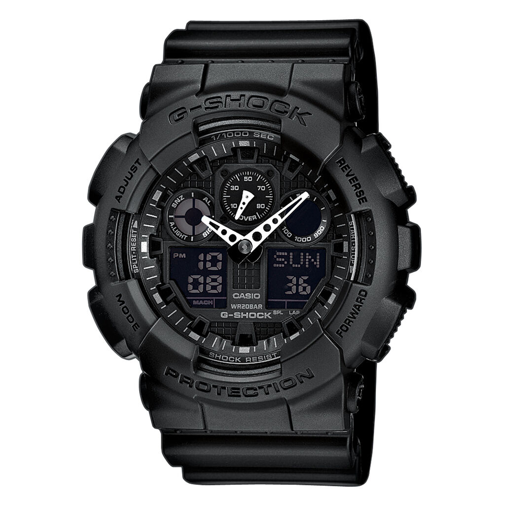 Montre Casio G-shock Black & White Noir - Montres étanches Homme | Marc Orian