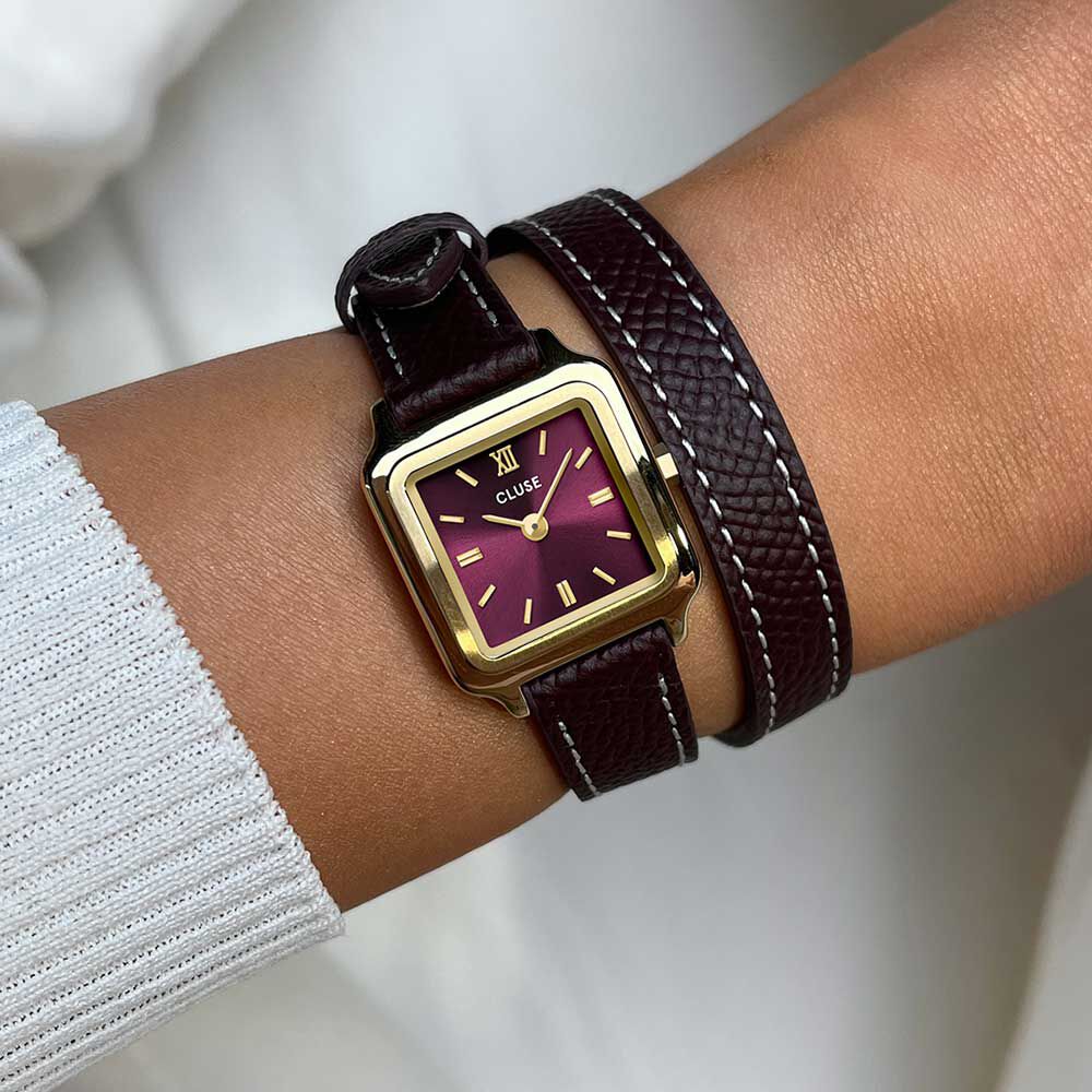 Montre Cluse Gracieuse Mini Bordeaux - Montres &eacute;tanches Femme | Marc Orian