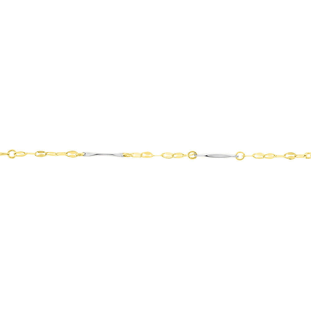 Bracelet Peyronne Or Bicolore - Bracelets chaînes Femme | Marc Orian