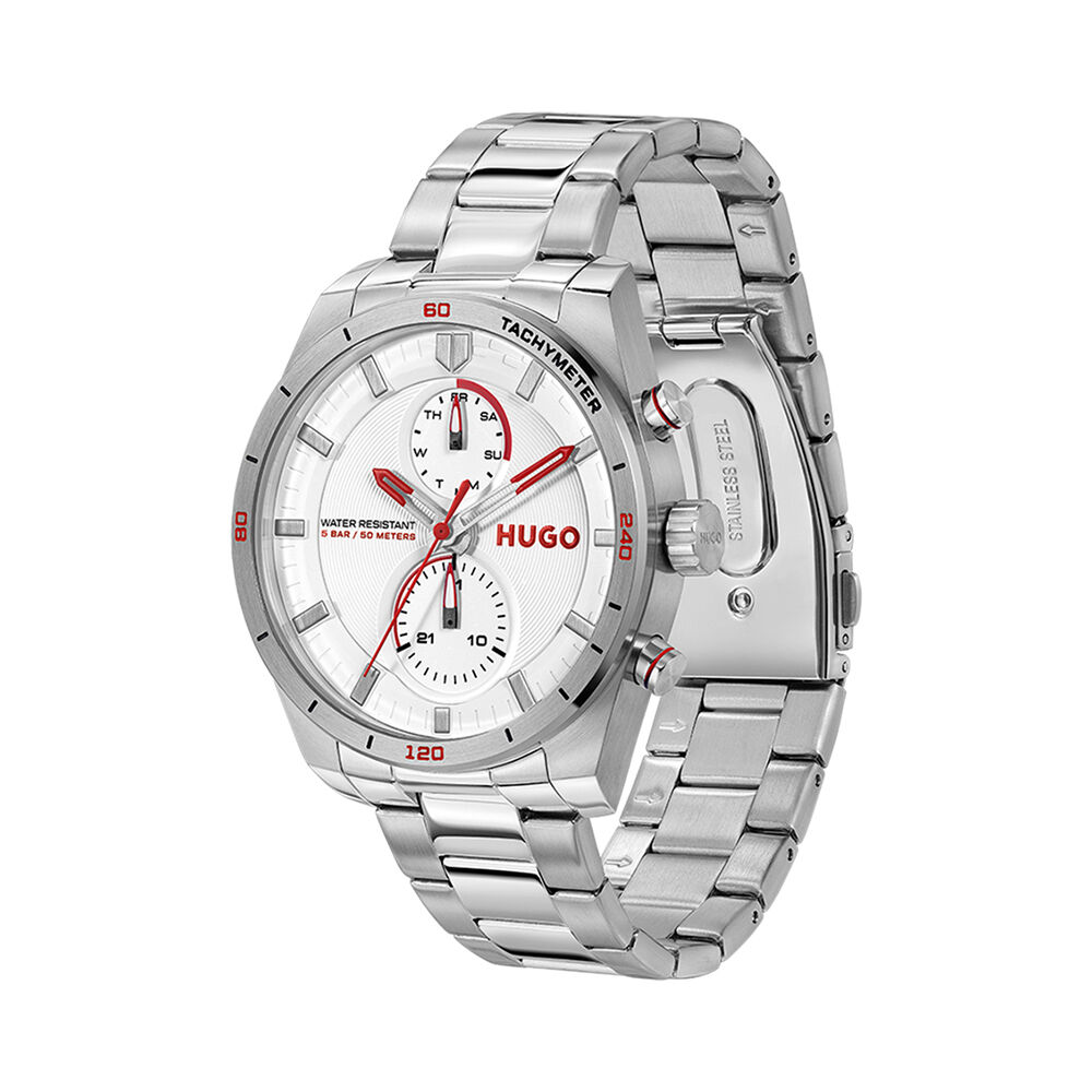 Montre Hugo Fast Blanc - Montres &eacute;tanches Homme | Marc Orian