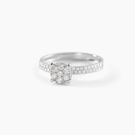 Bague Frika Or Blanc Diamant - Parures de mariage Femme | Marc Orian