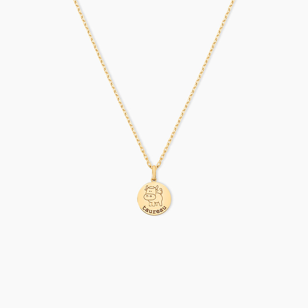 Pendentif Jannila Zodiaque Or Jaune - Bijoux personnalis&eacute;s Enfant | Marc Orian