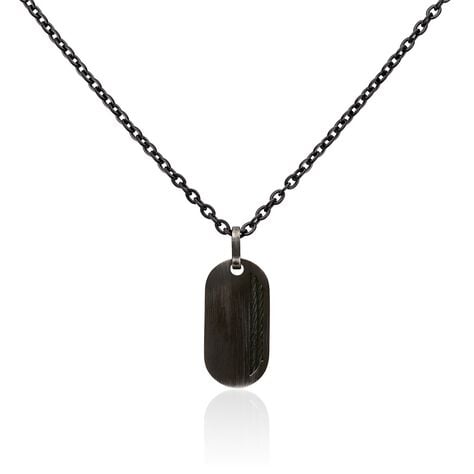 Collier Phebus Him Casual Acier Noir - Colliers Homme | Marc Orian
