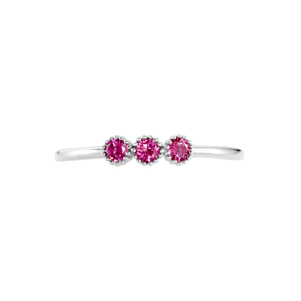 Bague Kasey Argent Blanc Oxyde De Zirconium - Bijoux fantaisie Femme | Marc Orian