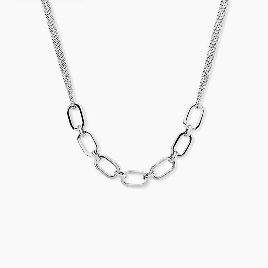 Collier Argent Blanc Nos - Colliers fantaisie Femme | Marc Orian