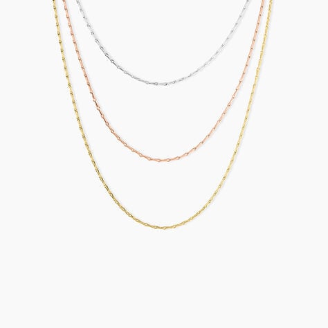 Chaine Ylsa Argent Tricolore - Chaines Femme | Marc Orian