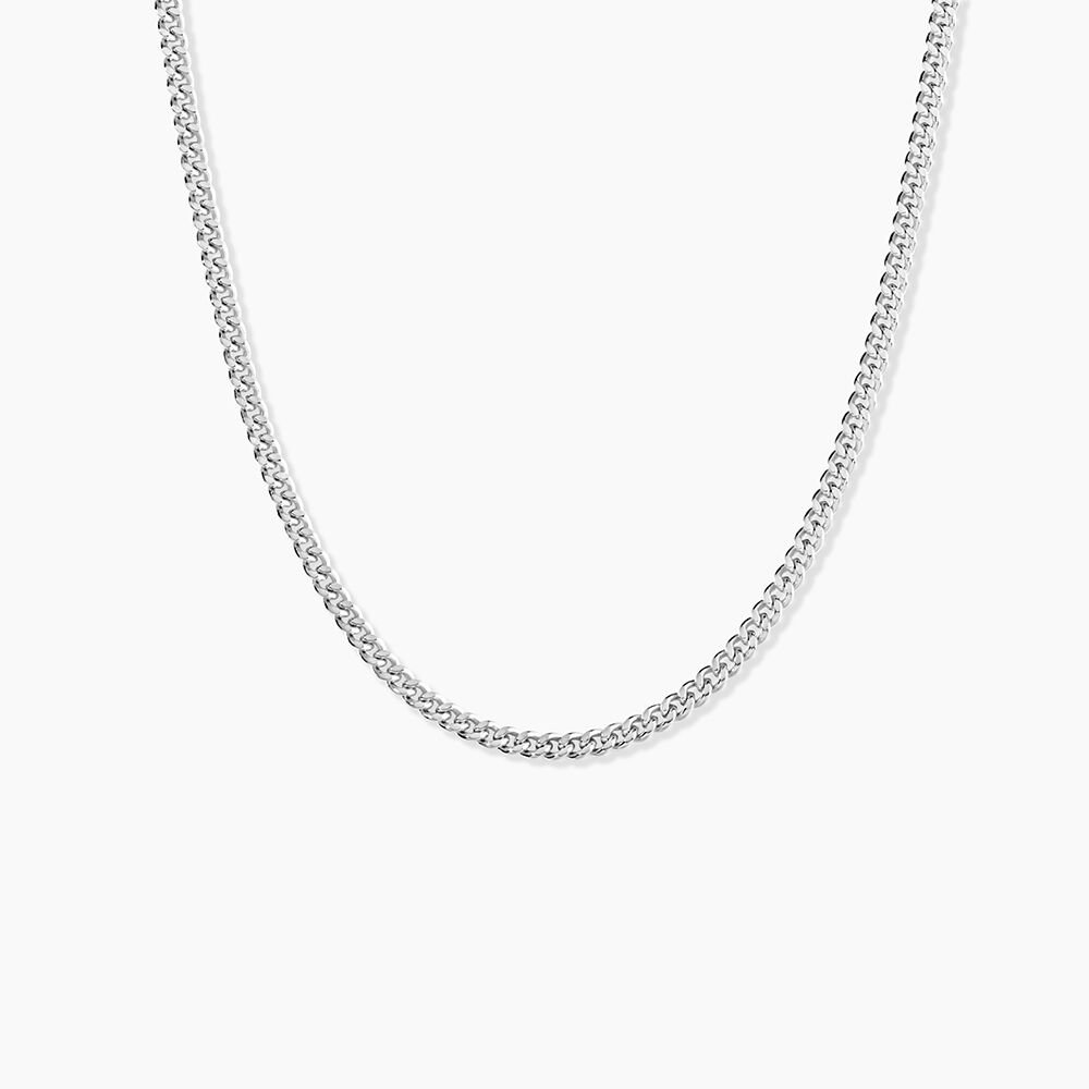 Cha&icirc;ne Clementine Argent Blanc - Colliers fantaisie Femme | Marc Orian