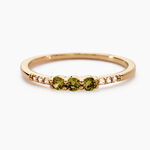 Bague Isaline Plaque Or Jaune Oxyde De Zirconium - Bijoux fantaisie Femme | Marc Orian