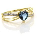 Bague Real Or Jaune Topaze - Bagues pierres fines Femme | Marc Orian